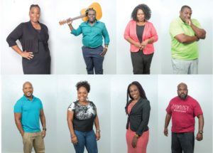The cast of “Seven Guitars” picutred are: Top row: Sonya McCarter, Roosevelt Stewart Jr., Cantrella Barton and Curtis Sheard. Bottom row: Derek Lively, Tijuanna Clemons, Shaunte N. Manuel and Cicero McCarter. VANDY MAJOR / FLORIDA WEEKLY